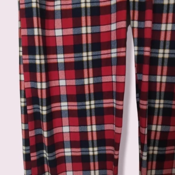 Unisex Red Plaid Denver Hayes, Pajama Pants Sz Medium - Picture 2 of 4